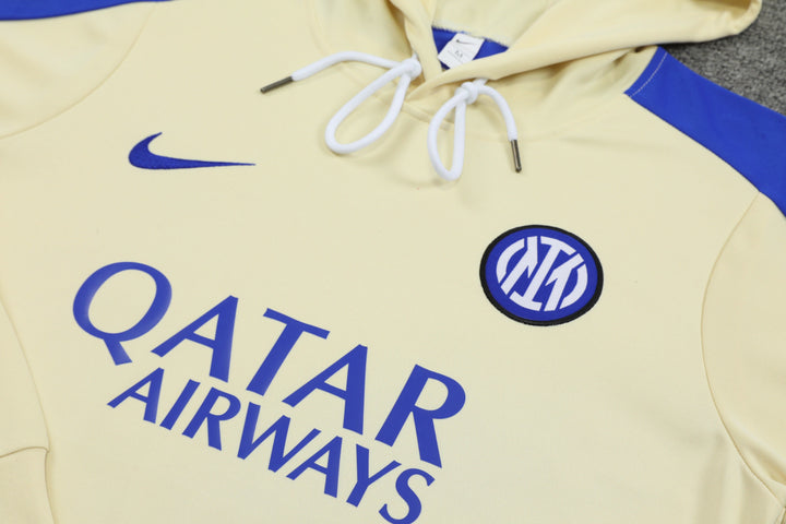 Conjunto Inter de Milão 2024/25 Off-White - Capuz