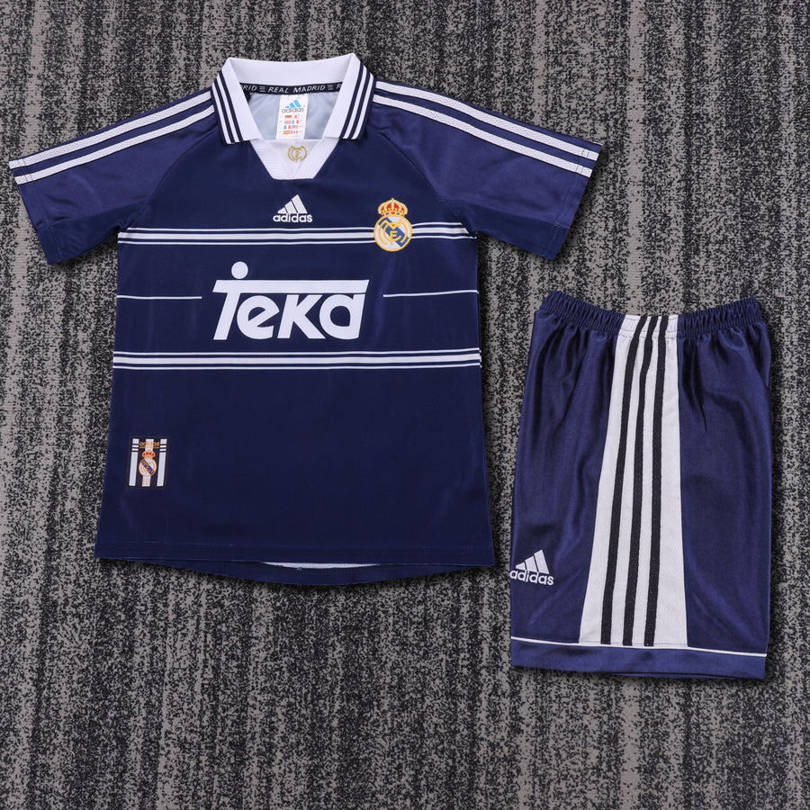 Camisa Retrô Real Madrid 1998/99 Away Infantil – Belt Sports