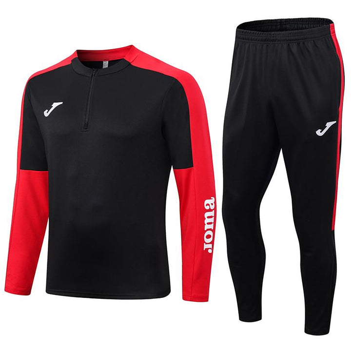 Conjunto Treino Joma - Preto/Vermelho II