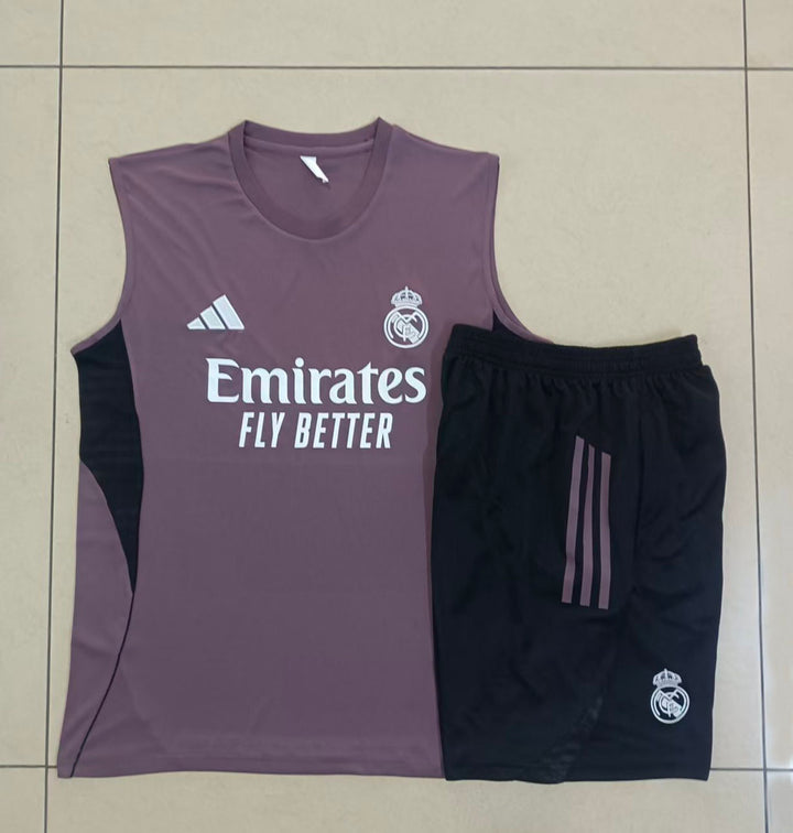 Kit Regata Real Madrid 25/26 - Malva/Preto