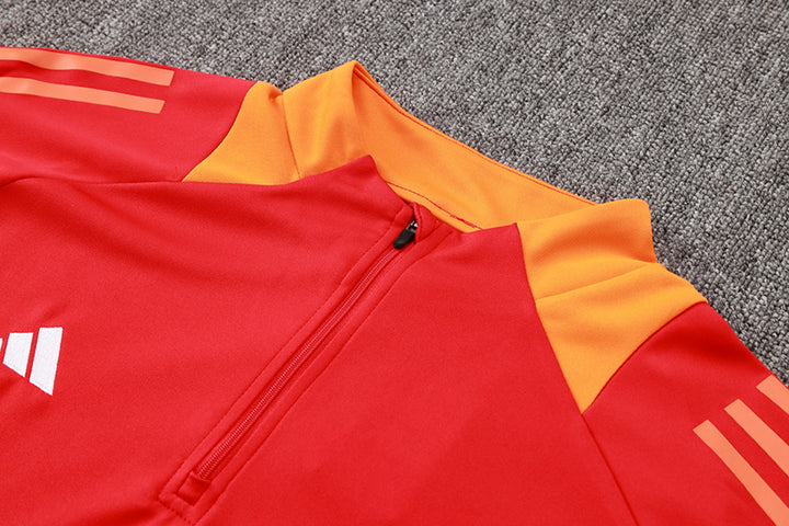 Blusão Treino Adidas - Vermelho/Laranja