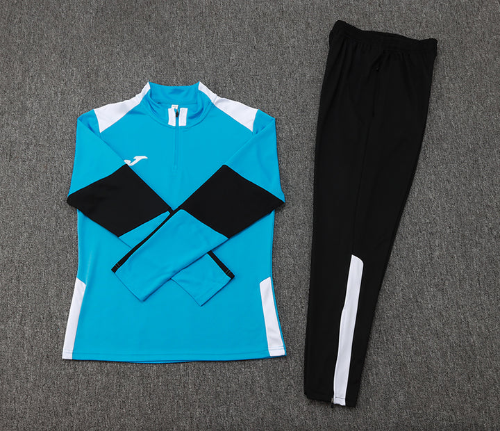 Conjunto Treino Joma - Azul Claro/Preto