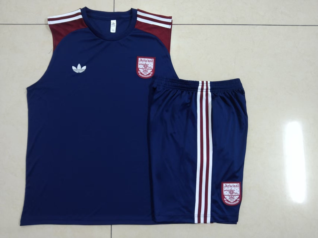 Kit Regata Arsenal 25/26 - Azul Marinho/Vinho/Branco