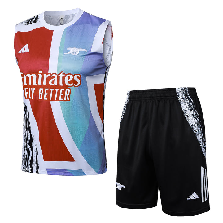 Kit Regata Arsenal 24/25 - Vermelho/Azul/Branco