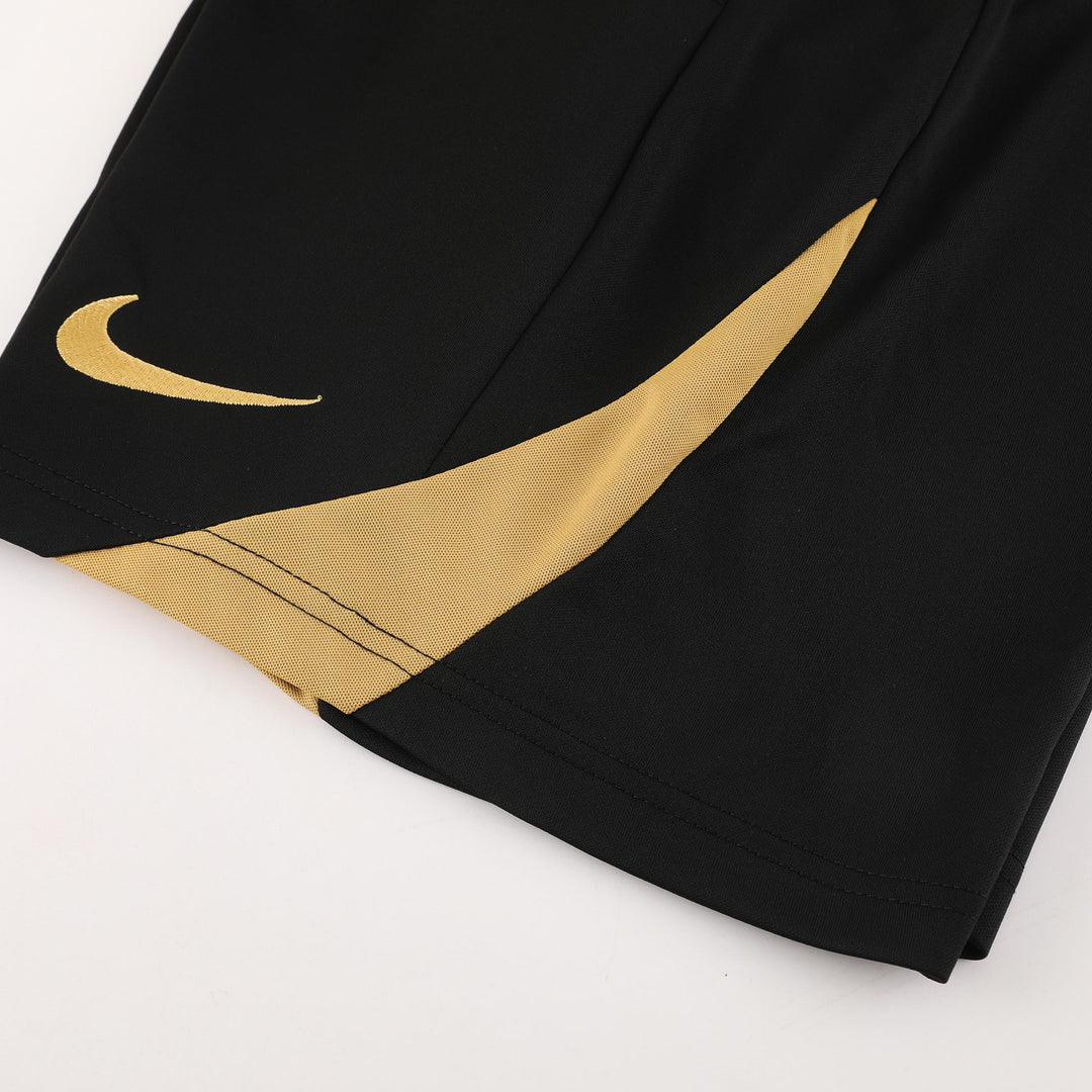 Short Treino Nike - Preto/Dourado