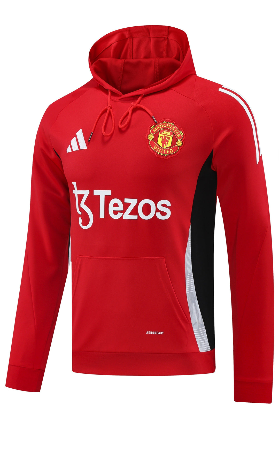 Blusão Manchester United 2024/25 Vermelho/Preto - Capuz
