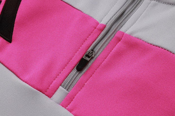 Blusão Treino Adidas - Cinza/Rosa