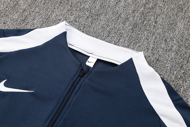 Blusão Treino Nike - Azul Marinho/Branco