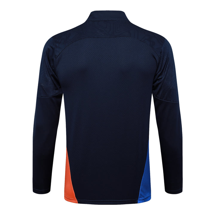 Blusão Olympique de Marseille 2025/26 - Azul Marinho/Laranja