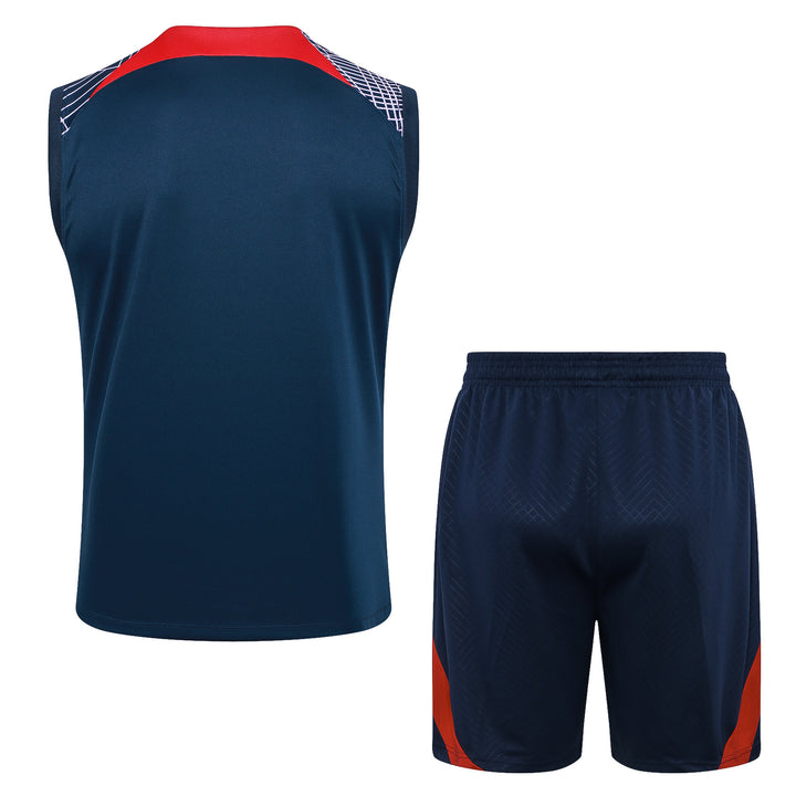 Kit Regata PSG 23/24 - Azul Marinho/Vermelho Escarlate