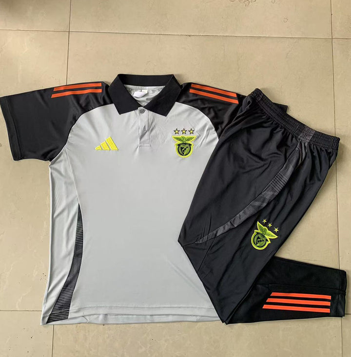 Kit Polo Benfica 24/25 - Branco Gelo