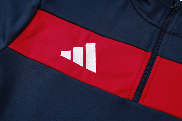 Conjunto Treino Adidas - Azul marinho/Vermelho