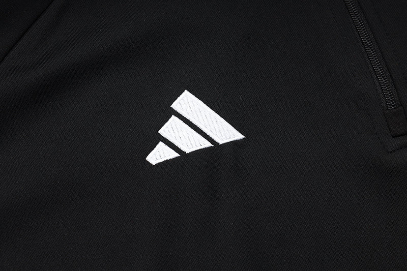 Conjunto Treino Adidas - Preto/Cinza