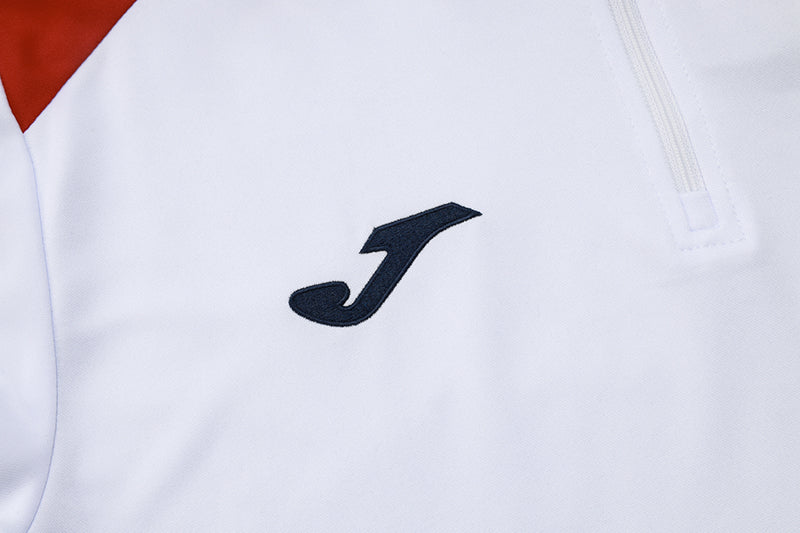 Conjunto Treino Joma - Branco/Azul marinho