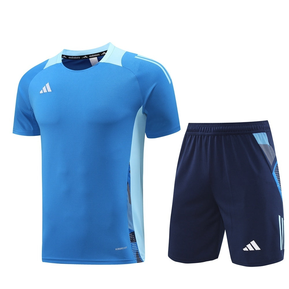 Kit Adidas - Azul Claro/Azul Escuro