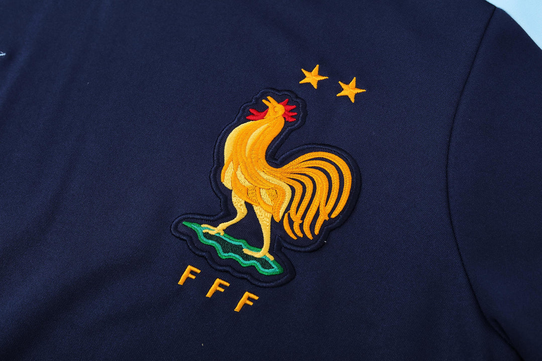 Conjunto França 2024/25 Azul Marinho - Capuz