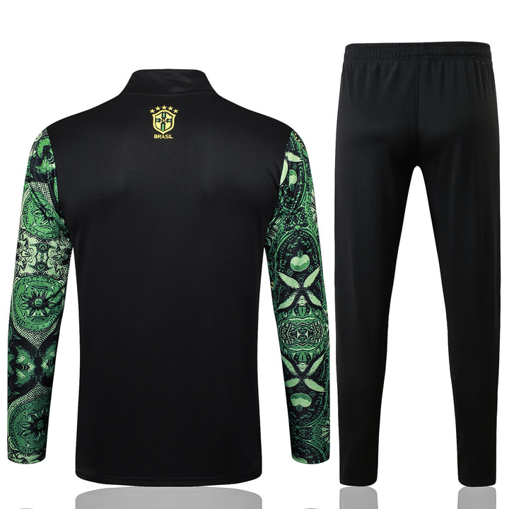 Conjunto Treino Brasil 24/25 - Verde/Preto