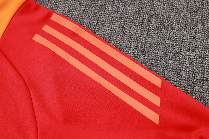 Blusão Treino Adidas - Vermelho/Laranja