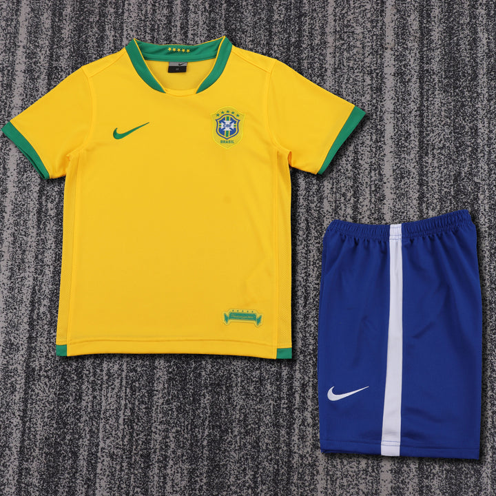 Camisa Retrô Brasil 2006 Home Infantil – Belt Sports
