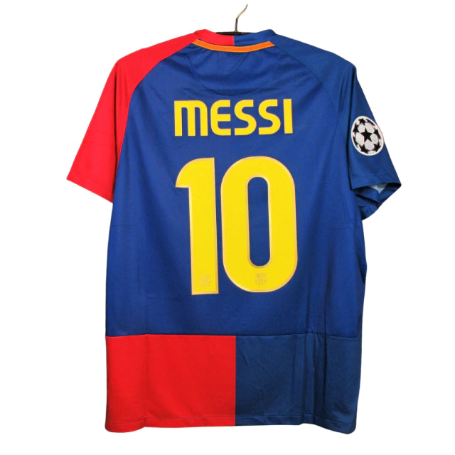 Camisa Retrô Barcelona 2008/09 - Messi #10 (+Patches)