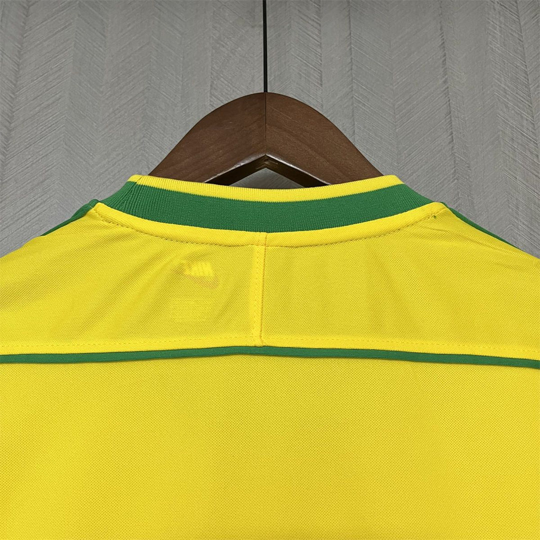 Camisa Retrô Brasil 1998 Home - Rivaldo #10 (Pronta Entrega)
