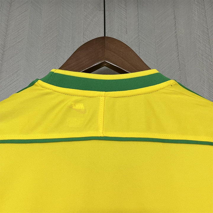Camisa Retrô Brasil 1998 Home - Rivaldo #10 (Pronta Entrega)