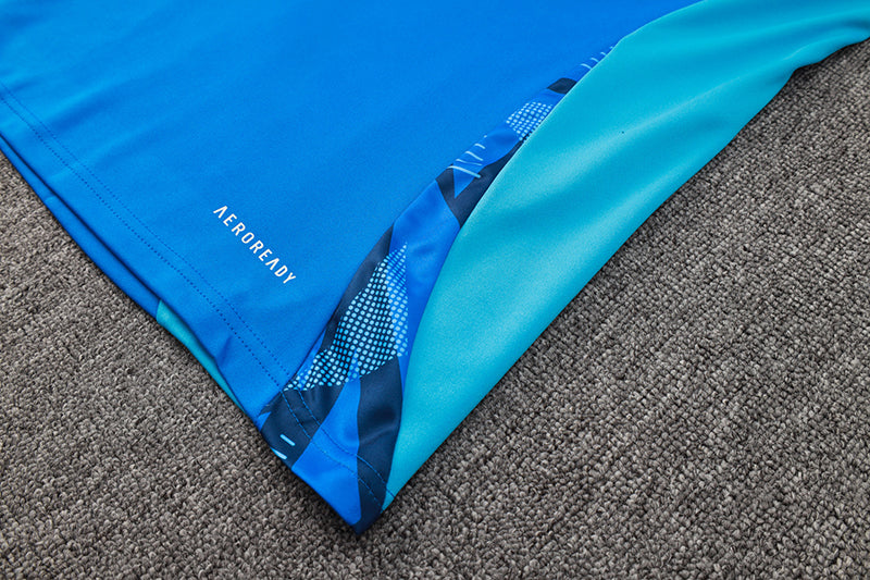 Blusão Treino Adidas - Azul Claro
