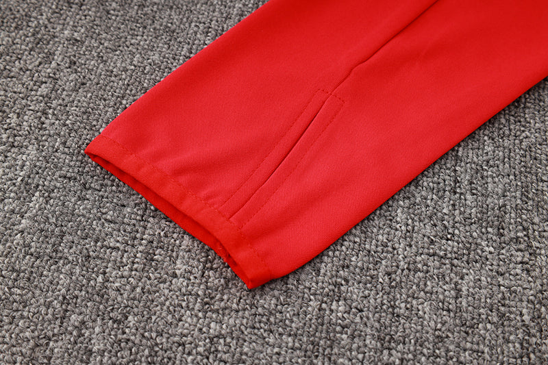 Blusão Treino Adidas - Vermelho/Laranja