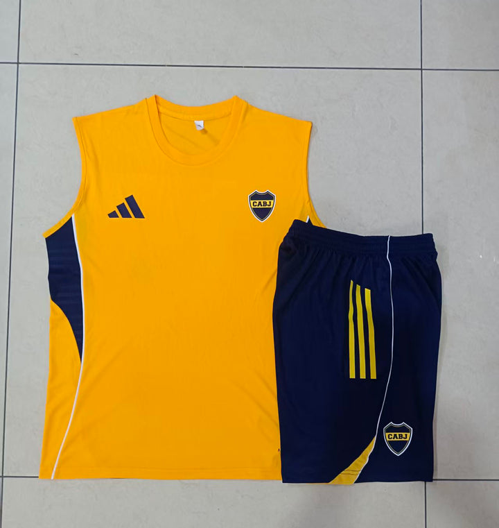Kit Regata Boca Juniors 25/26 - Amarelo/Azul Marinho
