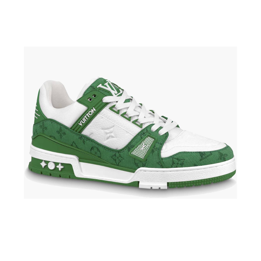 Louis Vuitton Trainer – Verde/Branco