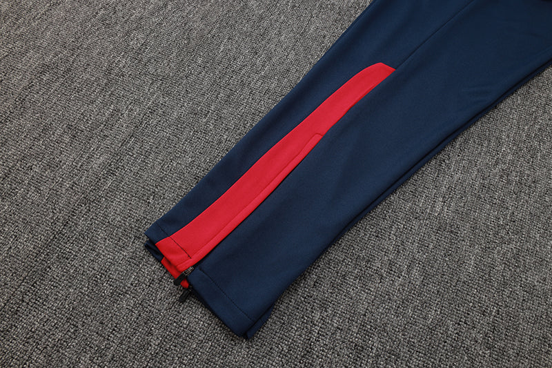 Conjunto Treino Joma - Branco/Azul marinho
