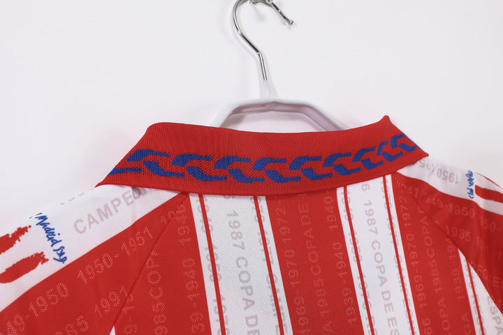 Camisa Retrô Atletico Madrid 1995/96 Home – Belt Sports