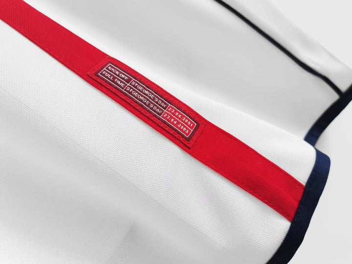 Camisa Retrô Inglaterra 2001/03 Home