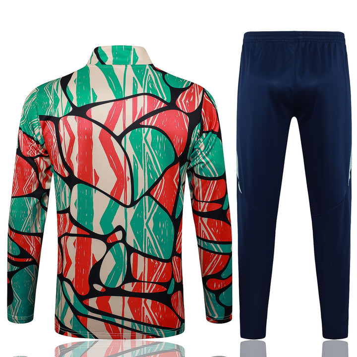Conjunto Treino Arsenal 24/25 - Mesclado Laranja/Verde