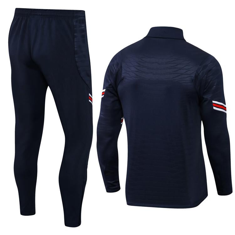 Conjunto Treino - Azul Marinho/Vermelho