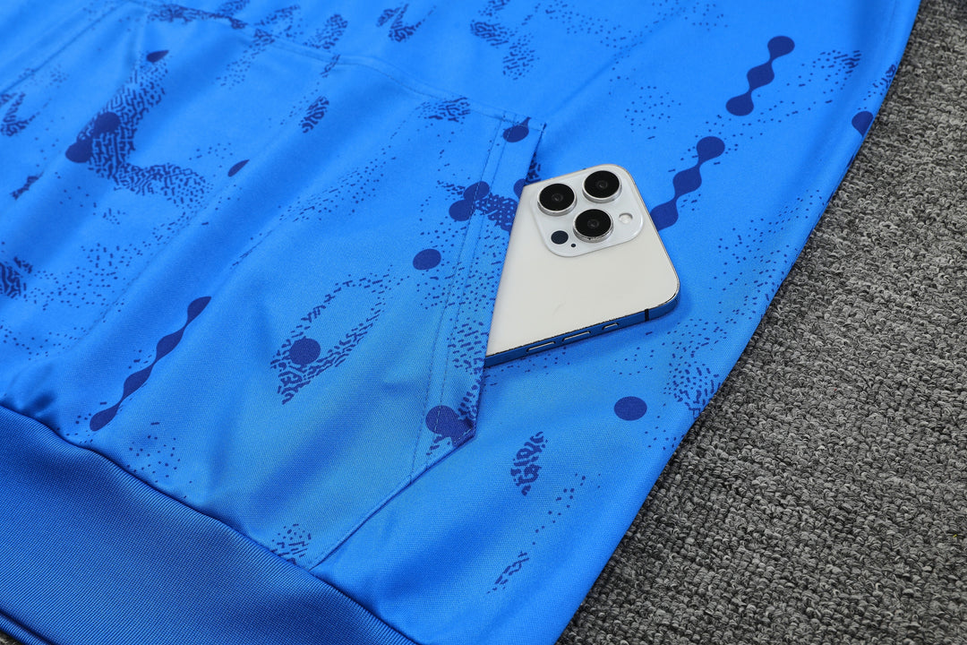 Blusão Chelsea 2024/25 Azul Claro II - Capuz