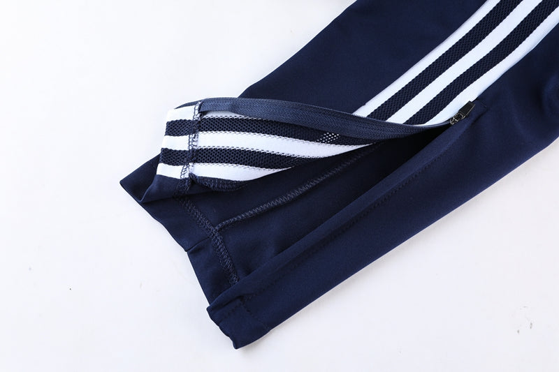 Conjunto Treino Adidas - Azul Marinho/Branco II