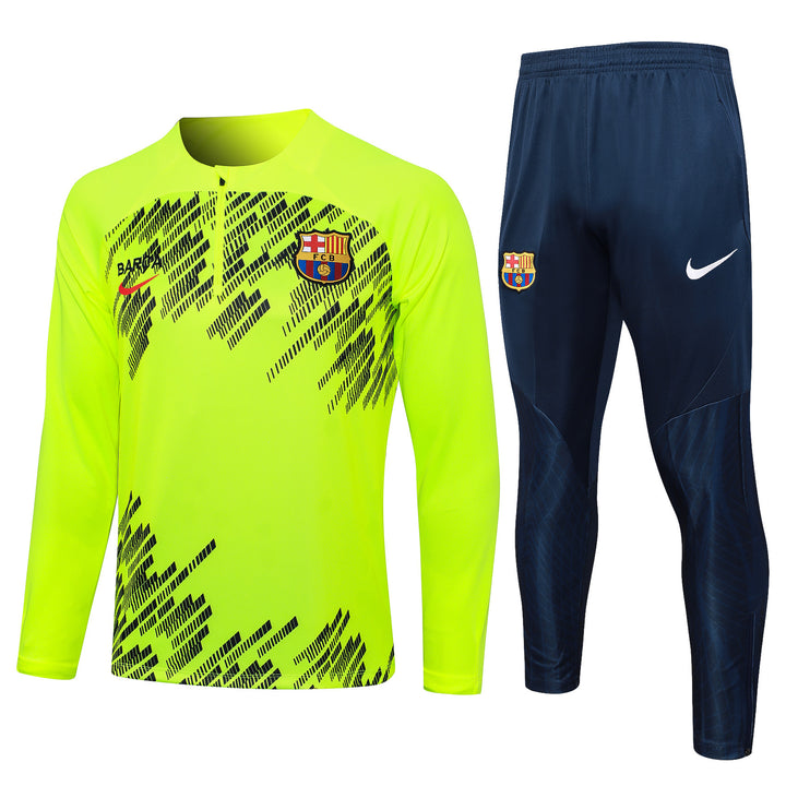 Conjunto Treino Barcelona 23/24 - Verde Limão