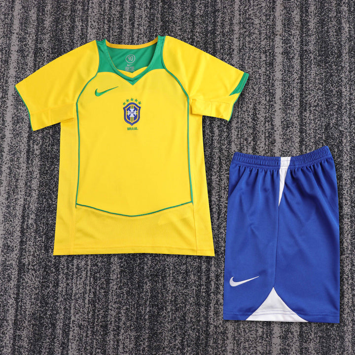 Camisa Retrô Brasil 2004 Home Infantil – Belt Sports