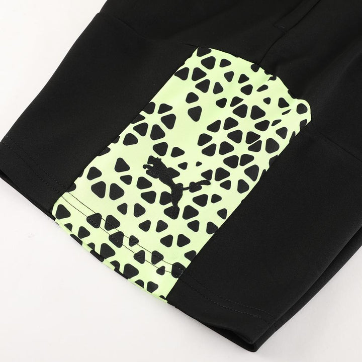 Short Treino Puma - Preto/Verde Claro