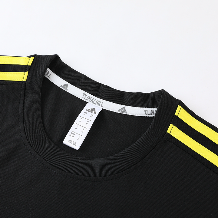 Kit Calça Adidas - Preto/Amarelo