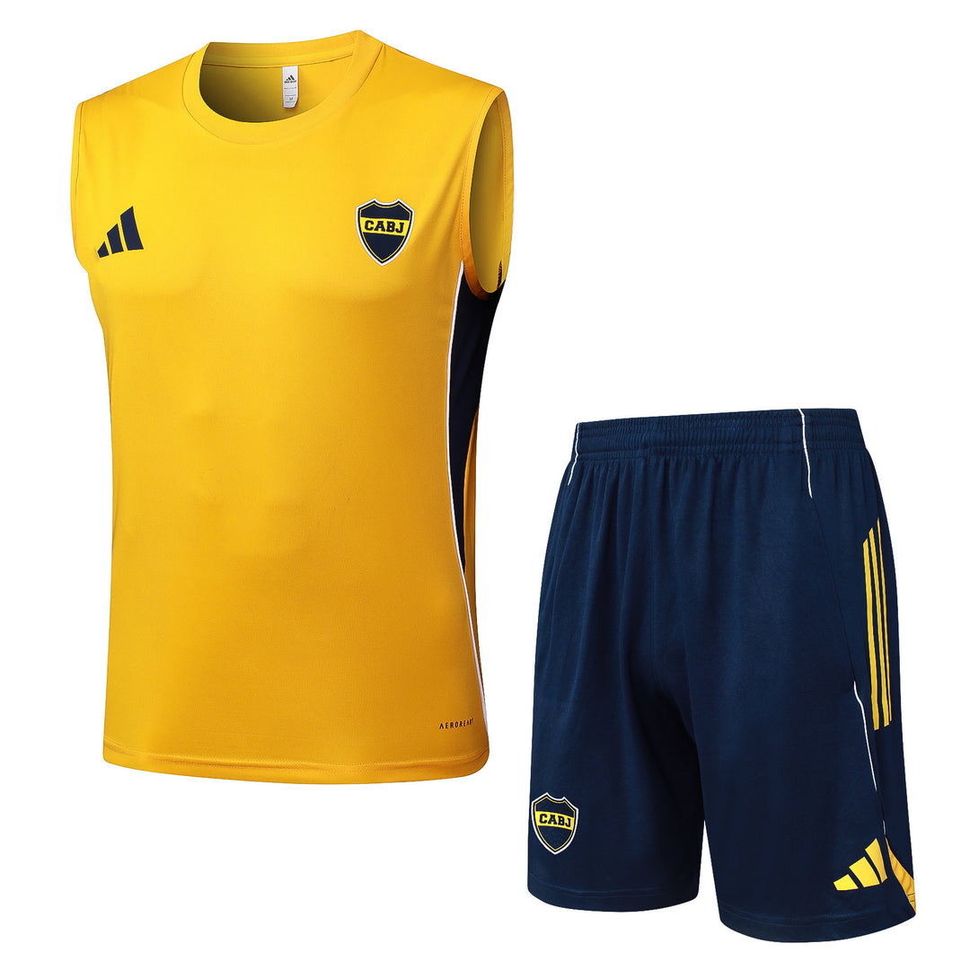 Kit Regata Boca Juniors 25/26 - Amarelo/Azul Marinho