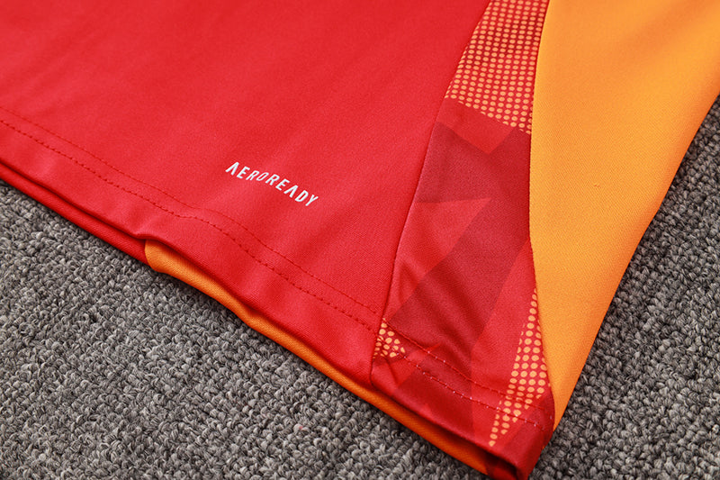 Blusão Treino Adidas - Vermelho/Laranja