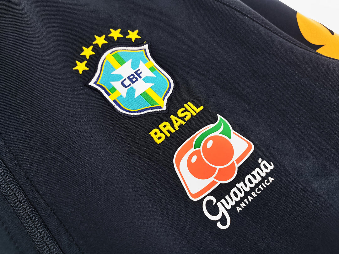 Blusão Treino Retrô Brasil 2022 - Azul Marinho