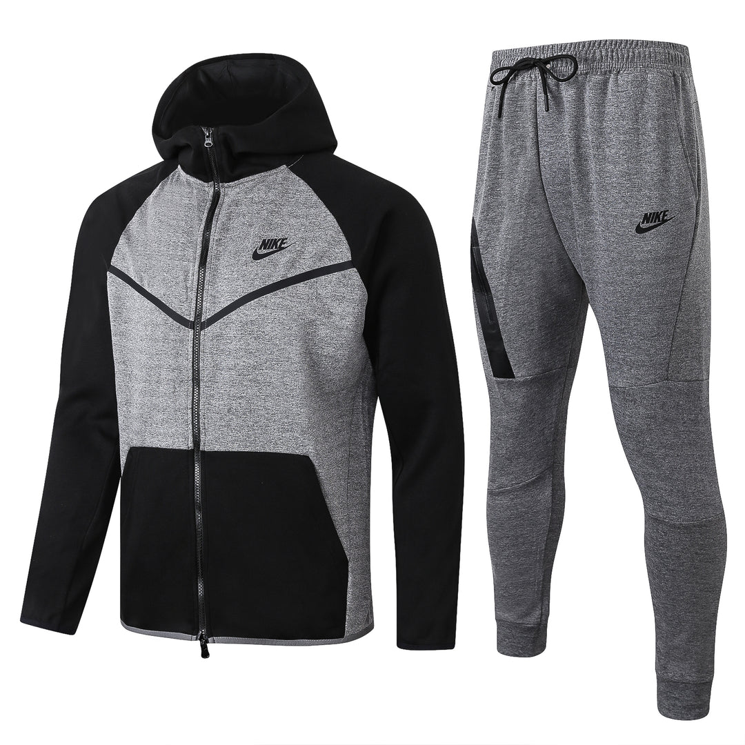 Conjunto Nike Tech Fleece - Cinza/Preto