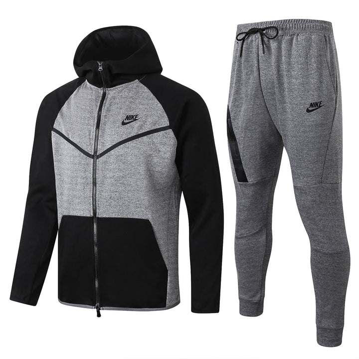 Conjunto Nike Tech Fleece - Cinza/Preto