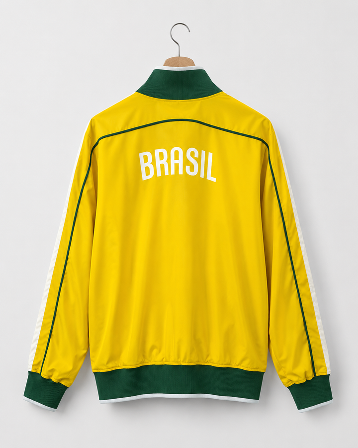 Jaqueta Corta Vento Brasil 2010/11 - Amarelo