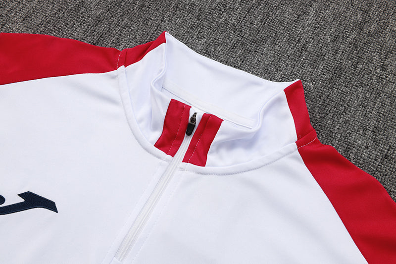 Conjunto Treino Joma - Branco/Azul marinho