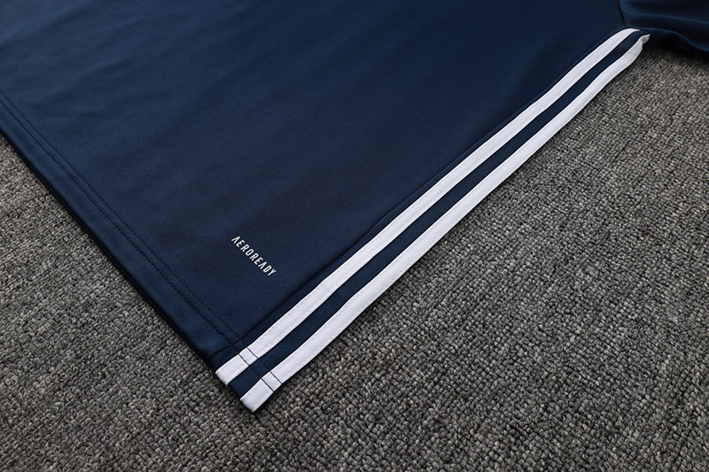 Blusão Treino Adidas - Azul marinho/Vermelho