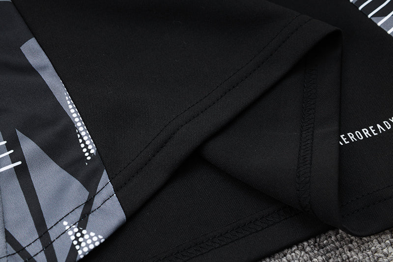 Conjunto Treino Adidas - Preto/Cinza